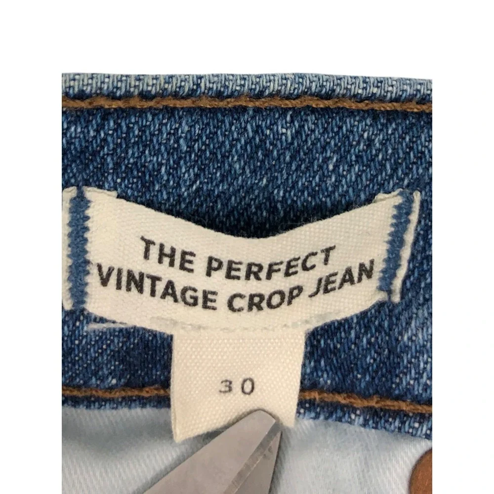 Madewell 32 X 25 (actual) The Perfect Vintage High Rise Cotton Blend Size 30